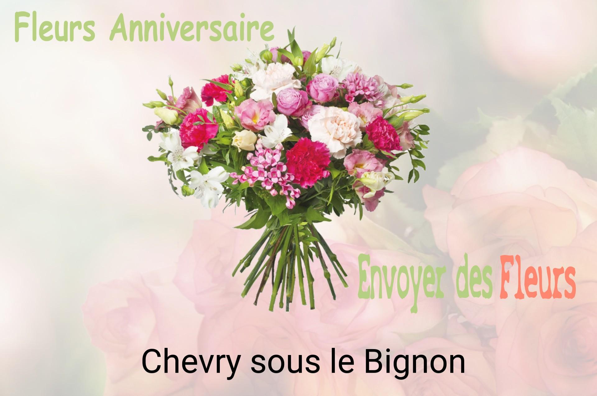 Bouquet de fleurs d’anniversaire livré à Chevry-sous-le-Bignon